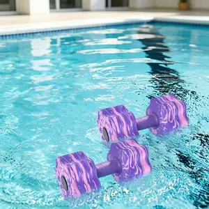 2-Pack Water Fitness Dumbbells, Eva Material, Designed for Underwater Workouts, Arm Sculpting, Resistance Training, Sports & Gym Gear