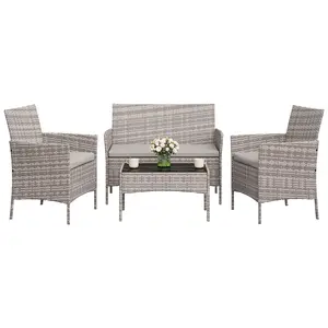 Garvee Elegant and durable patio furniture set designed for outdoor comfort and style, featuring weather-resistant materials and versatile seating options perfect for relaxing or entertaining in any outdoor space.