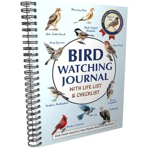 Bird Watching Journal with Life List and Checklist Improve Your Observation Skills With This Birding Log Book With Illustrations of North Americas Most Common Birds A Thoughtful Gift for Bird Lovers