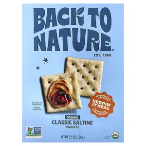 Back to Nature Organic Crackers, Classic Saltine, 5.5 oz (156 g)