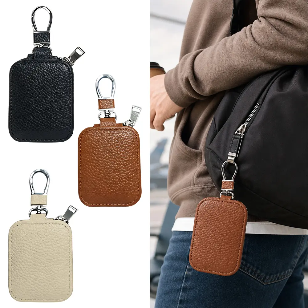 3PCS Applicable Wireless Headset Protective Case Zipper Key Case Coin Purse Multi-Functional Waist Bag Key Case