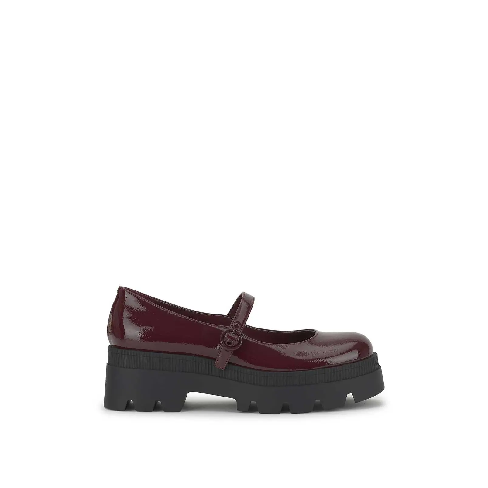Uvelia Lug Loafer in Dark Cherry