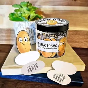 Positive Affirmation Card with Jar,.30pcs/set Fruit Vegetables DesignInspirational Emotional Support PicklesAnxiety Relief & Motivational Gift forFamily Friend Inspirational Messages Fruit and Vegetables Theme