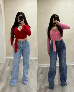 Cindy Rhinestone Jeans