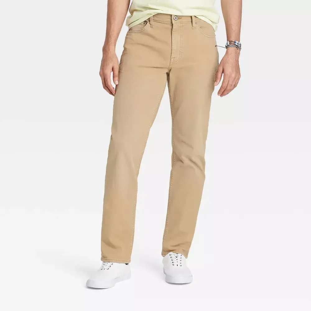 Men's Athletic Fit Jeans - Goodfellow & Co Khaki 28x32