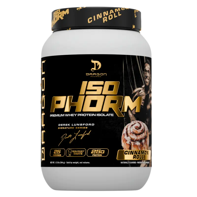 Dragon Pharma IsoPhorm - 25 to 29 Servings Premium Whey Protein Isolate - 25g Protein Per Serving