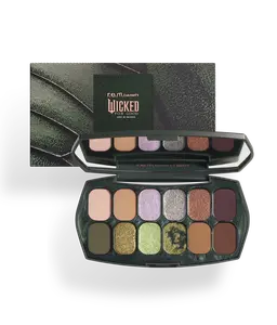 r.e.m. beauty x Wicked: For Good Ozian Forest Eyeshadow Palette Shimmer Matte Brown Cosmetic