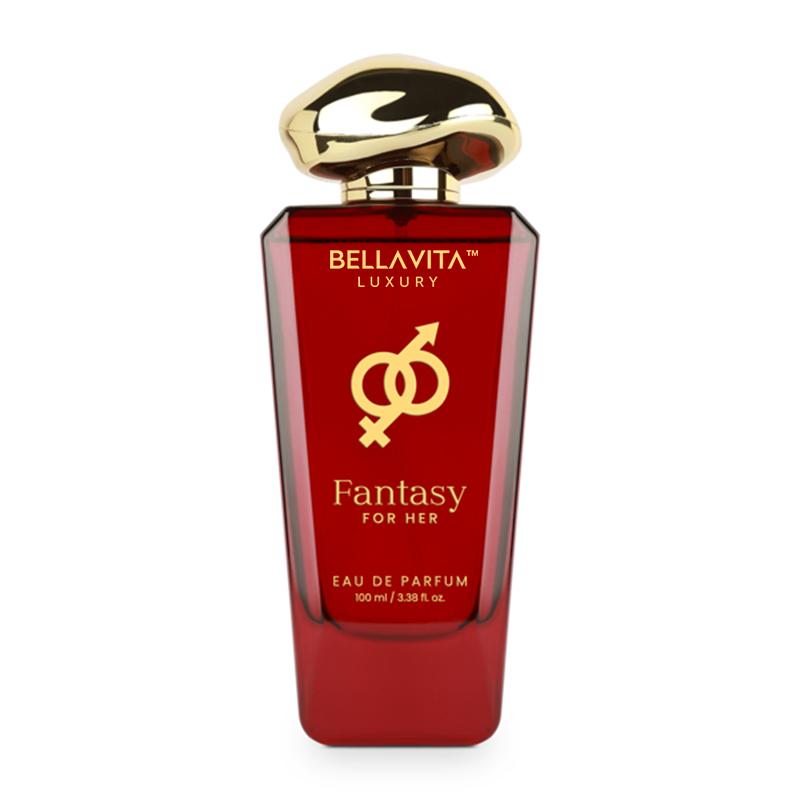 BellaVita Luxury’s Mood Collection Fantasy for Her | EDP | Pink Pepper, Jasmine, Patchouli | Premium Long-Lasting Fragrance for Women | 3.38 Fl.oz