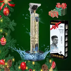 Professional Hair Clipper with Limited Comb, 1 Box Rechargeable Electric Hair Trimmer with LED Display, Hair Shaver for Men, Barber, Stylist