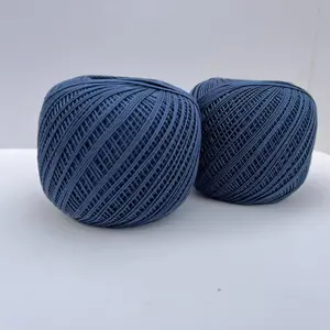 6# Lace Yarn for DIY Crafts, Medium Fine Crochet Thread, Handmade Dolls, Shawls, Clothes, Perfect for Creative Projects