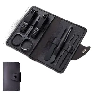 Nail Clippers Kit with Black Carrying Case