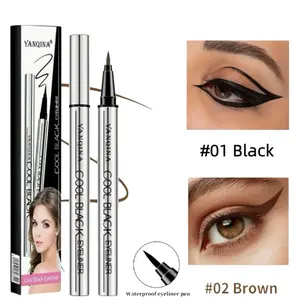 Long-lasting eyeliner - Waterproof, Smooth & Smudge Proof, Ultra- Creamy and Silky Smooth texture, Liquid Eyeliner Pens for Quick Drying and Easy Eye Makeup, Suitable For Beginners, Eye Makeup Tool