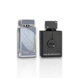 Lattafa Perfumes | Najdia Intense + Club De Nuit Man | 2pc Fragrance Set | 100 ML - 3.4 oz Per Bottle