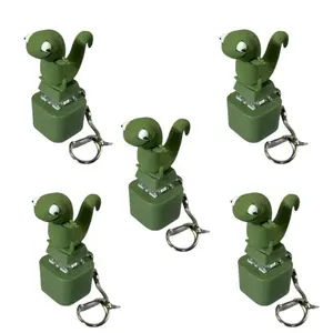 2026 New Arrival [Christmas Gift] Lizard Button Keychain – Rechargeable LED Light & Realistic Croak, Color-Changing Fun Toy for Kids & Adults, TikTok Shop Black Friday