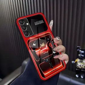 Luxury Neon Glow Neon-Contoured MagSafe Case Edition Premium Tempered Glass Lens Protection for [Galaxy A14 5g] 952