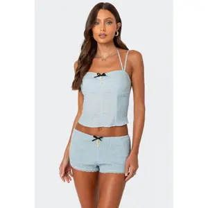 Saffron Side Scrunched Corset