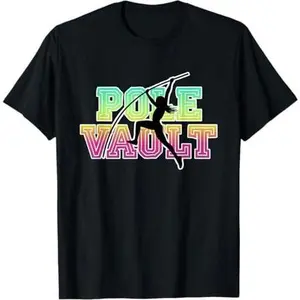 Pole Vault - Distressed Vintage Look Pole Vaulting T-Shirt