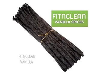 1 Lb Madagascar Vanilla Beans Grade A. Certified USDA Organic. 6"-8" by FITNCLEAN VANILLA for Chefs, Cooking, Extract. 16oz Weight Bourbon Fresh NON-GMO Whole Gourmet Pods