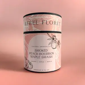 Cocktail Smoking Kit, Kit for Smoking Peach Bourbon Maple Smash Cocktail
