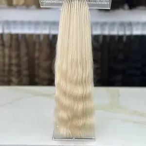K-tip Slavic hair, colored, wavy 22 inch, 114gr, 202str