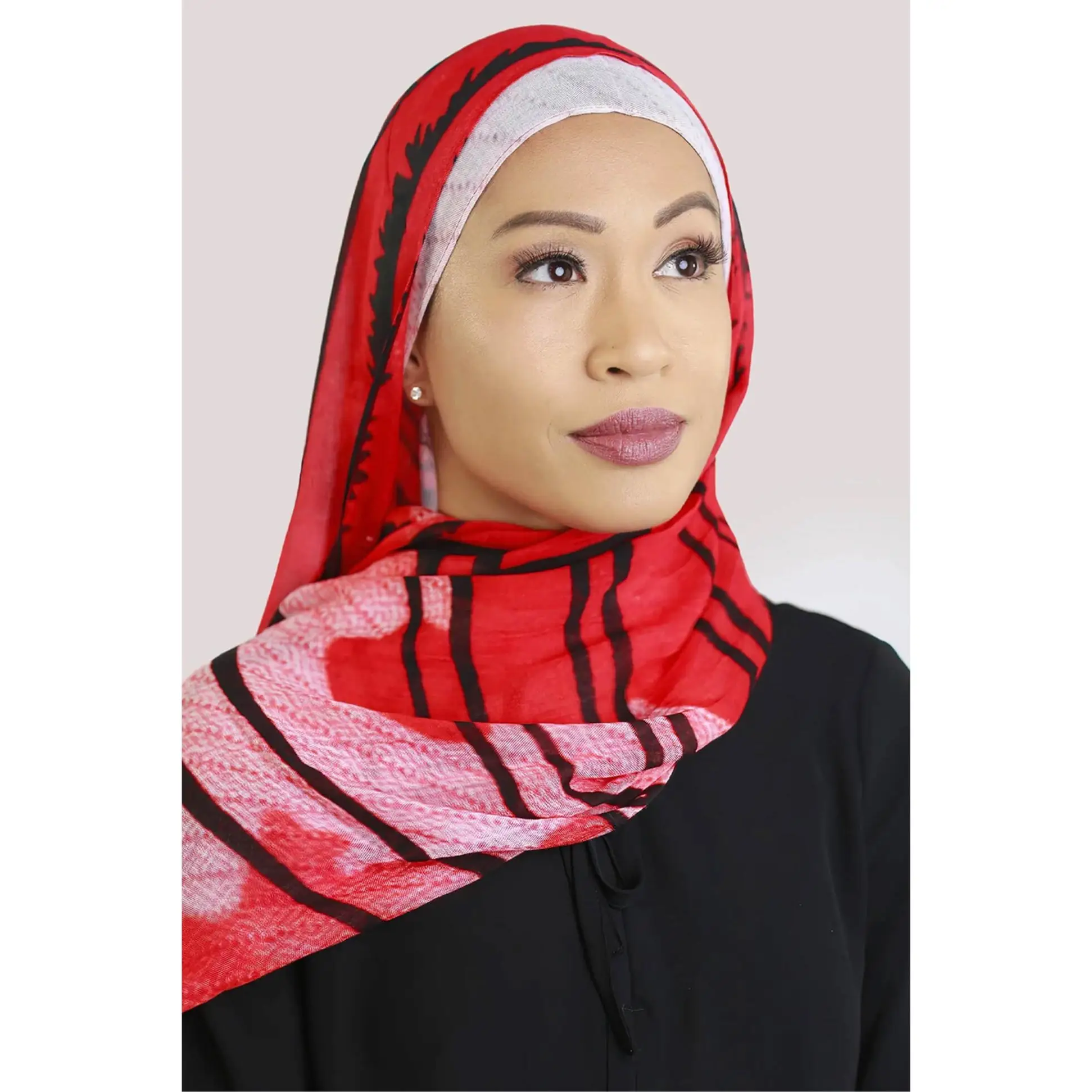 Alpine Glimmer Print Modal Hijab