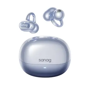 Sanag S8S Ultra Ear Clip Earbuds - 50H Playtime IPX67 Waterproof for Sports Running Office