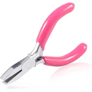 Mini Pink Nose Pliers, 3 Inch Duckbill Pliers for  Making, DIY Craft & Hobby Supplies