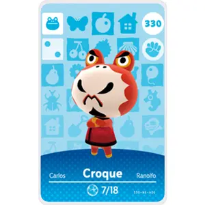 Croque - Villager NFC Card for Animal Crossing New Horizons Amiibo