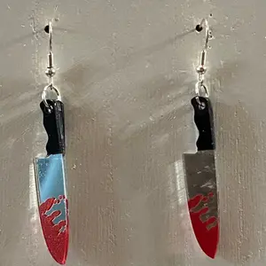 Bloody Knife Earrings