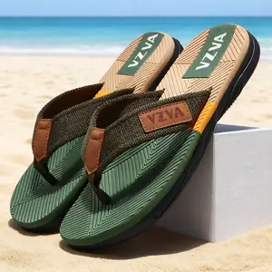 Summer Beach Flip Flops Soft Sole Sandals for Outdoor Beach Vacation Sports Events Men's Comfortable Stylish Shoe - Boy