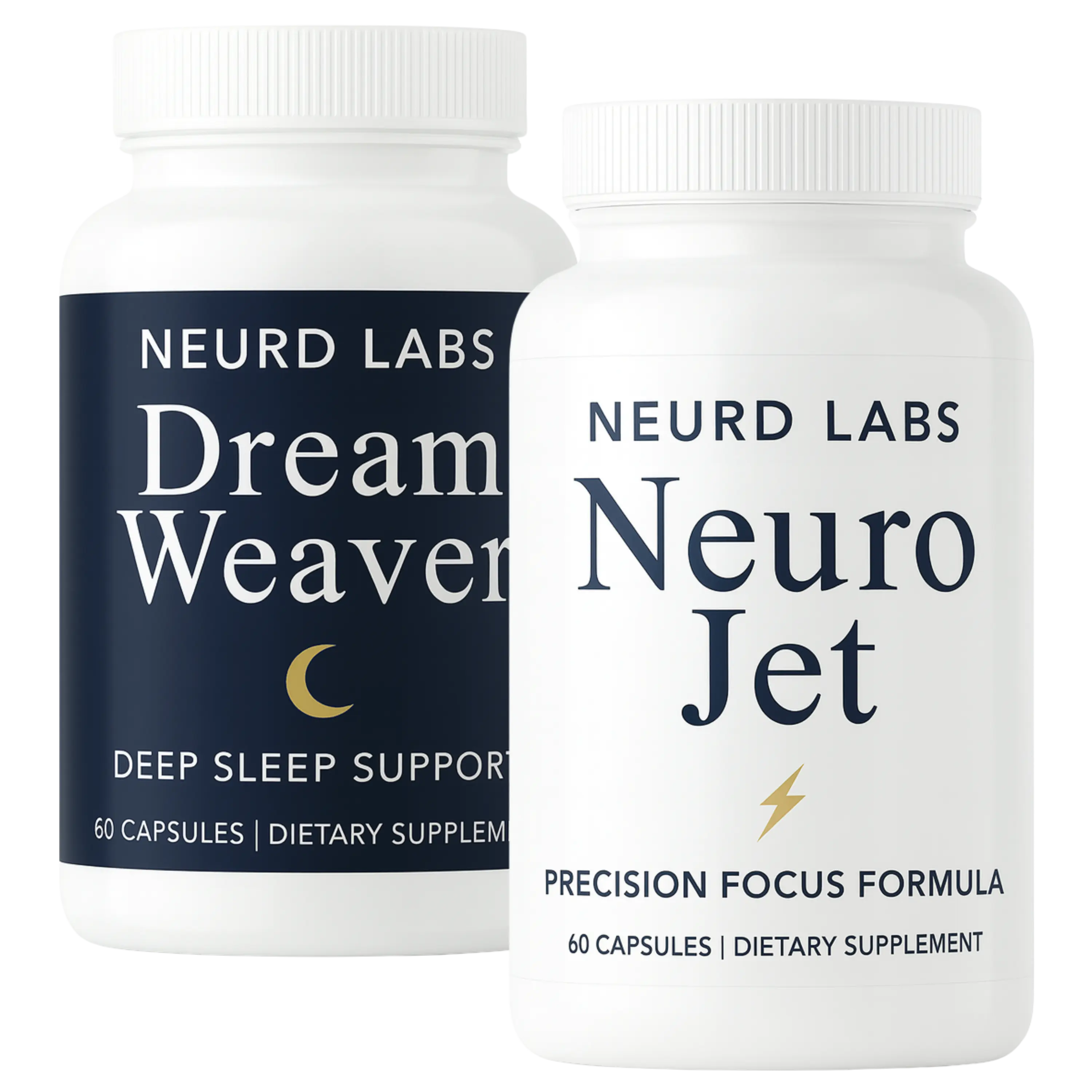 Ultimate Brain Boost Stack - Dream Weaver + Neuro Jet Bundle | Premium Sleep Aid & Focus Nootropic | All-Day Brain Support – Rest Better, Focus Sharper, Perform Stronger