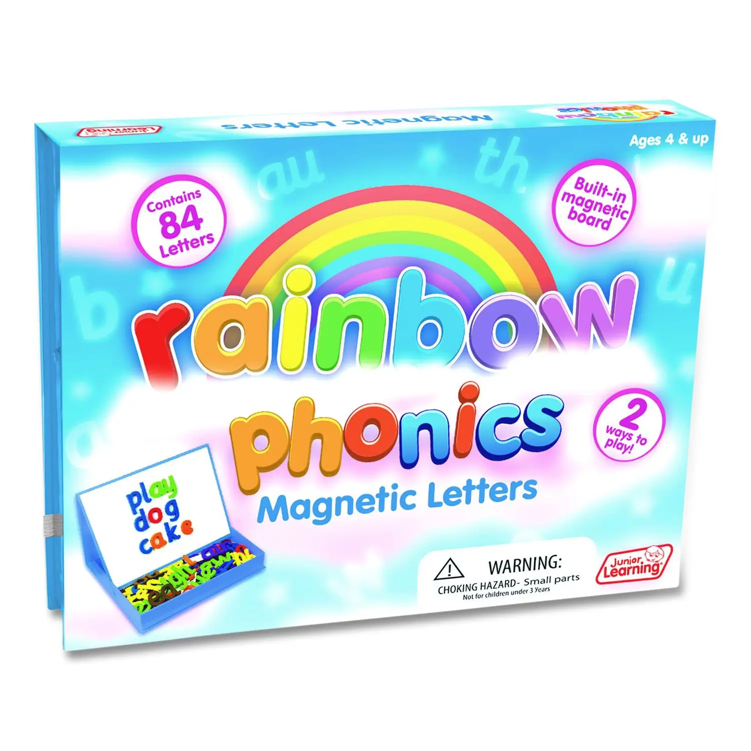Rainbow Phonics Magnetic Letters Grades Pre-K to 2 84 Pieces JL194