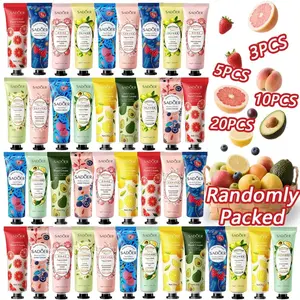 3/5/10/20pcs SADOER Plant-Based Hand & Body Moisturizing Cream - Fragrance-Free, Non-Greasy Formula with Glycerin & Lactic Acid, Travel-Size for Dry Hands & Body Care, Valentine'S Day & Mother'S Day Gift for Women, Hand Moisturizer, Mini Hand Cream