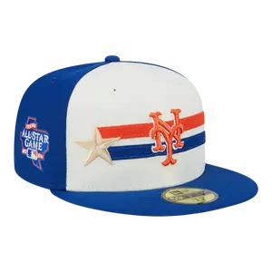 New Era 59Fifty MLB New York Mets 2024 All Star Game Fitted Hat Royal/Cream