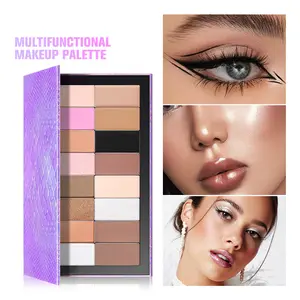 Lakerain 16 Colors Mermaid Eyeshadow Palette,Natural Nude Matte Shimmer Glitter Pigment Eye Shadow Pallete Set Waterproof Smokey Professional Beauty Makeup Kit