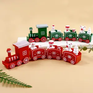 Christmas Train Ornament Set, Christmas Ornaments, Festive Home Decor Gift for Kids, Holiday Party Decoration, Cute Christmas Tree Accessories
