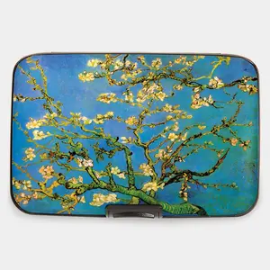 Van Gogh Almond Tree RFID Armored Wallet
