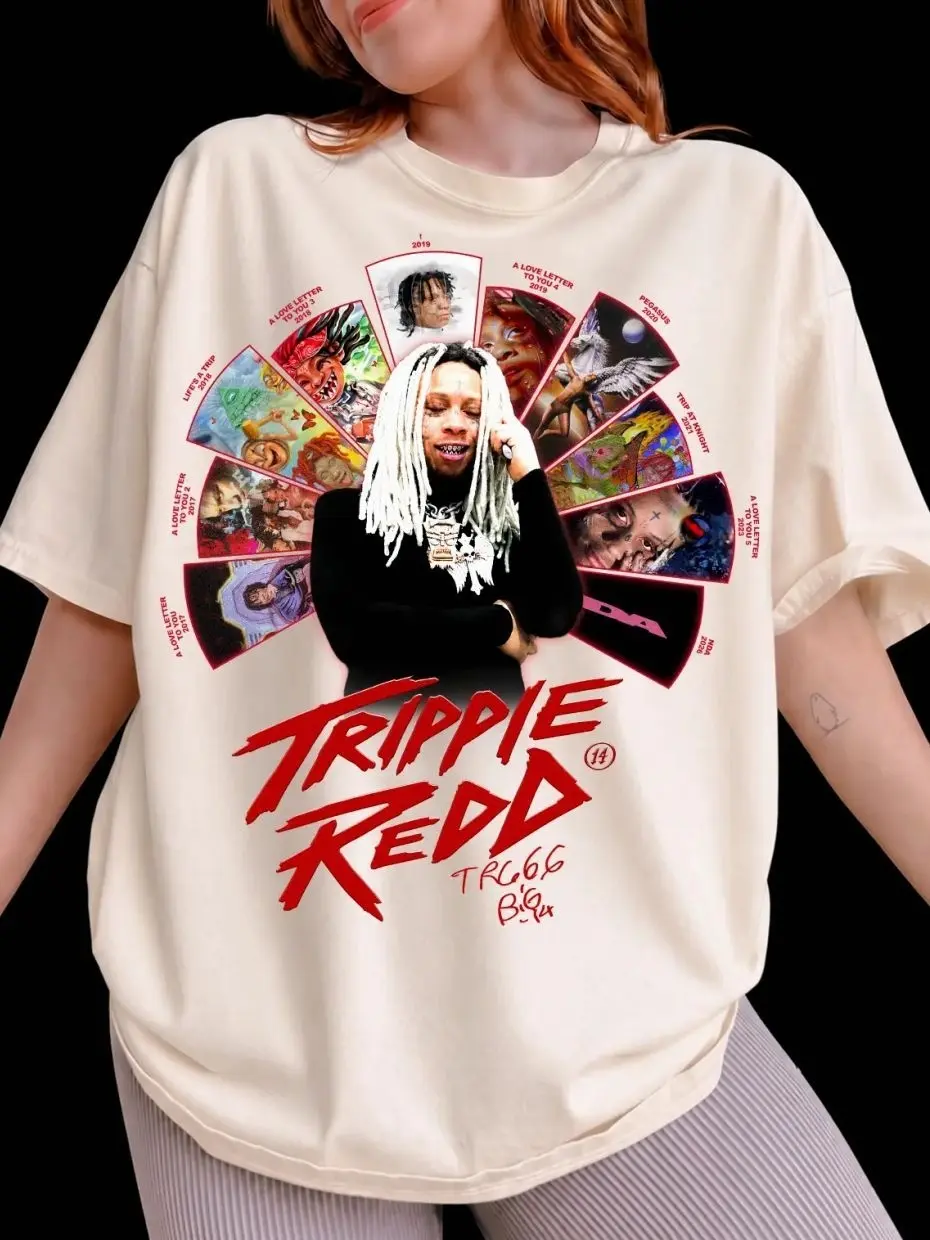 Rap Music Album Style T-Shirt, Music Fan Tee