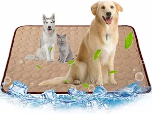 Dog Cooling Mat for Dogs - Pet Blanket for Kennels, Crates, Cars, Indoor & Outdoor Use - Ice Silk Pad