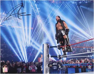 Drew McIntyre WWE Autographed 16" x 20" Standing On The Ropes Photograph - Fanatics Authentic Certified