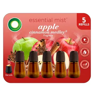 Essential Mist Refill, 5 ct,  Cinnamon Medley, Essential Oils Diffuser,  Freshener