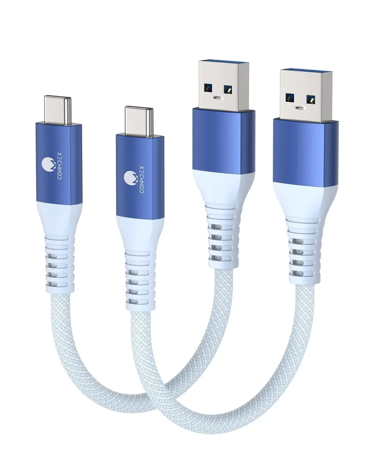 CONMDEX USB C Charger Cable [.ft, Pack] Gbps USB. Gen  USBA to USBC Data Transfer Cord, A Fast Charging Android Auto Type C Cable for iPhone   Plus Pro Max Galaxy S, Blue