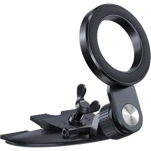 for Magsafe CD Phone Holder for  [17  ]  CD Player Phone Mount, Hollow Socket CD Slot Phone Mount for  17 16 15 14 13 12 Series Pop Grip Ring Holder Magsafe Case