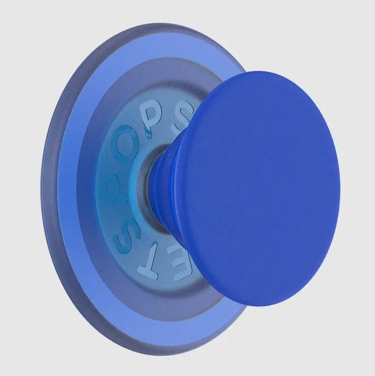 PopSockets Cobalt MagSafe PopGrip - Magnetic Phone Grip, Universal Smartphone Holder, Smartphone Cellphone Mount, Hands-Free Stand, Mobile Accessory