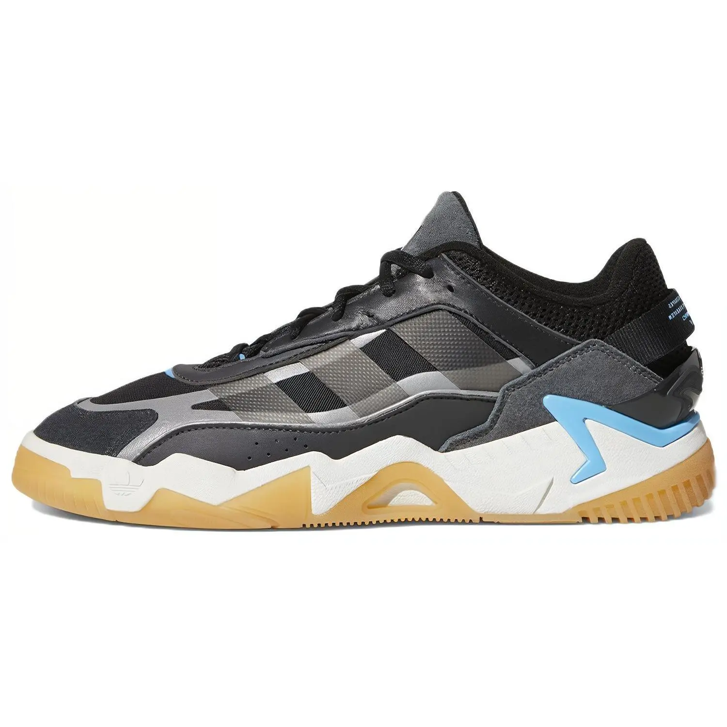 Adidas Niteball 2.0 Core Black Sky Rush Gum' Sneakers Trendy Durable Non-slip Low Top Unisex GZ3627