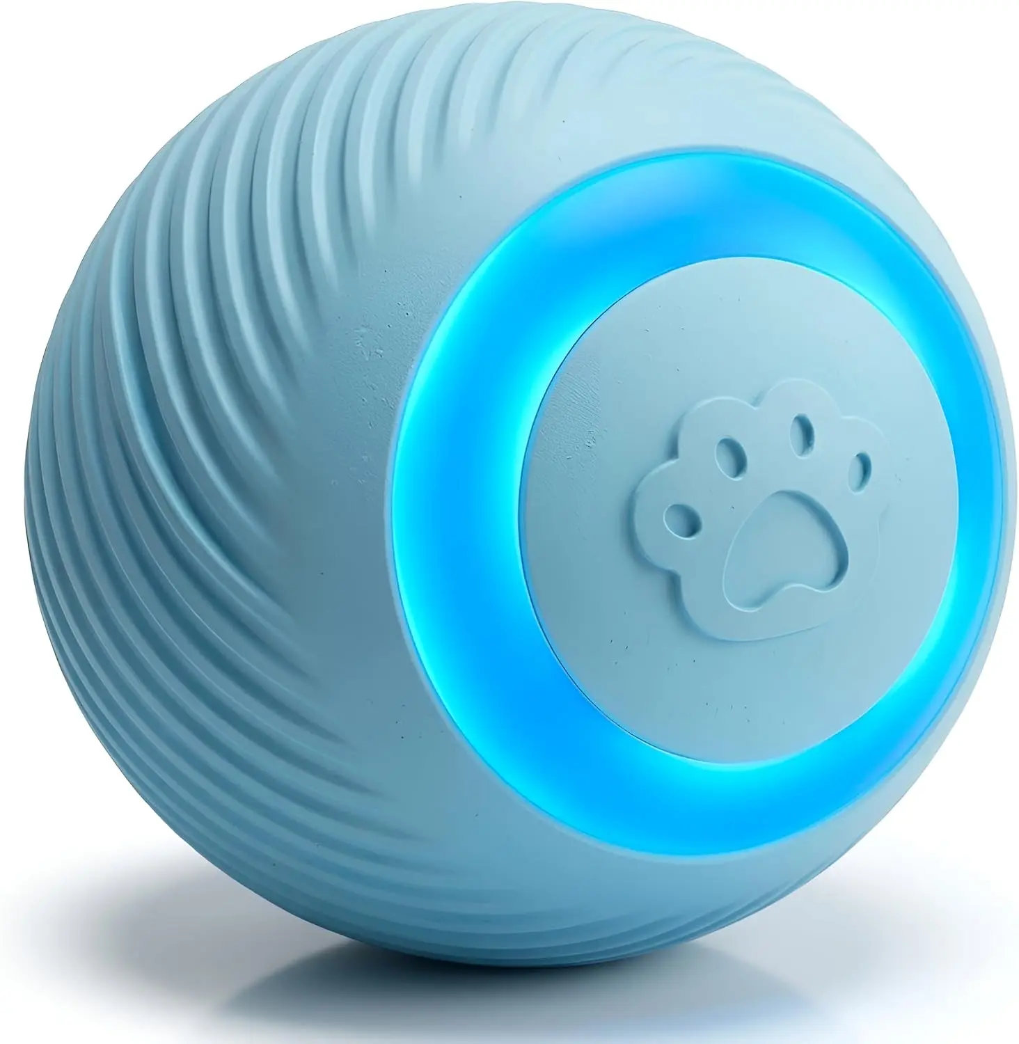Smart Automatic Rolling & Bouncing Pet Ball, 3 Play Modes Interactive Toy with RGB Lights, E-TPU Electric Moving Chase Toy for Dogs & Cats Rechargeable Chirping Flapping Bird