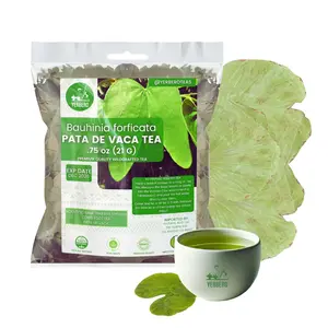 Yerbero - Pata De Vaca de hoja entera deshidratada de alta calidad, 0.75 onzas (0.74 oz) Té de hierbas sueltas (hojas de pie de vaca - Bauhinia Forficata) Bolsa resellable hecha por Nature100% té