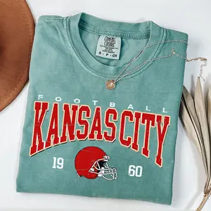 Comfort Colors Kansas City Fball Vintage Style Shirt, Kansas City Shirt, Kansas City Fan Gifts
