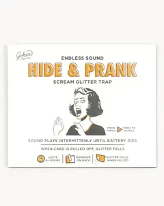 Hide and Prank Scream Glitter Trap