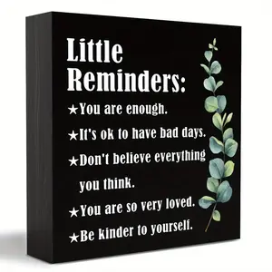 Little Reminders Self Care Wood Box Sign, Inspirational Positive Affirmation Quote Desk Decor, "You Are Enough" Motivational Decor, Uplifting Gift for Home, Office & Bedroom High-Speed Off-Road Electric Scooter Antique History Coin Collector's Edition